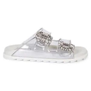 Roger Vivier Slidy Viv Strass Jelly Slides